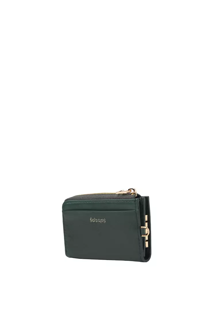 L-Zip Key Case - Forest Green