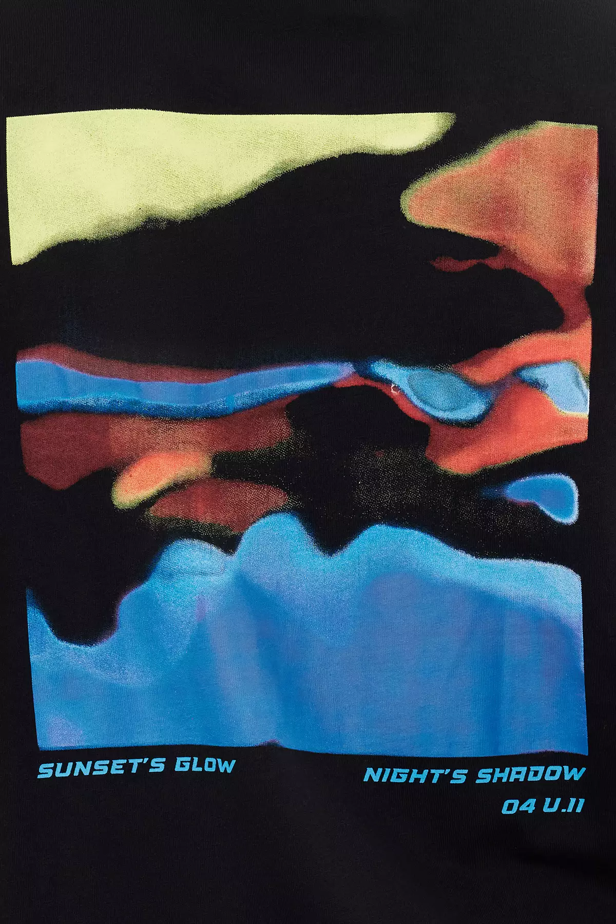 Black Premium 100% Cotton Printed Relaxed/Comfortable Fit Knitted T-Shirt TWOSS24TS00172