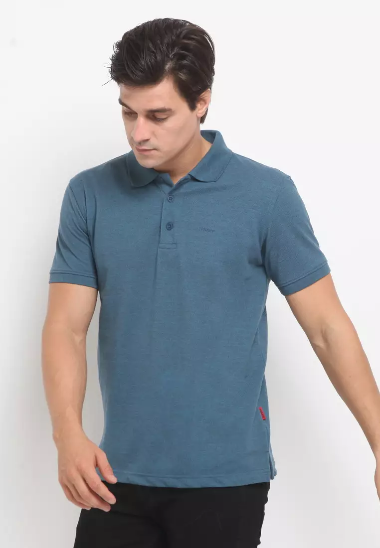 POLICE Polo Shirt Krah Polos Pria 207200201