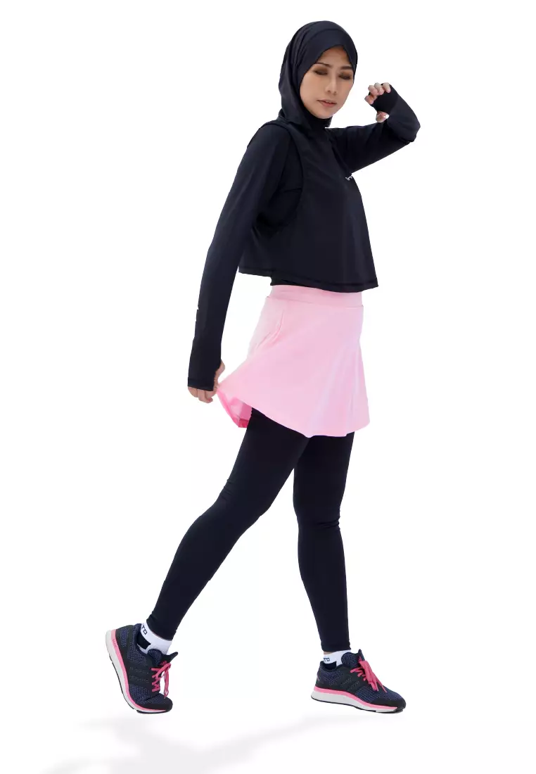 Jual Tiento Tiento Rok Dry Fit Celana Legging Panjang 2in1 Wanita ...