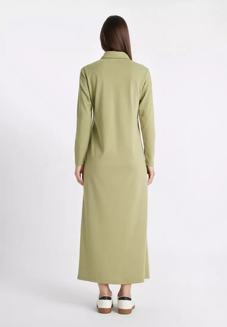 Long Polo Dress Coats Buy DeFacto Regular Fit Polo Neck Long
