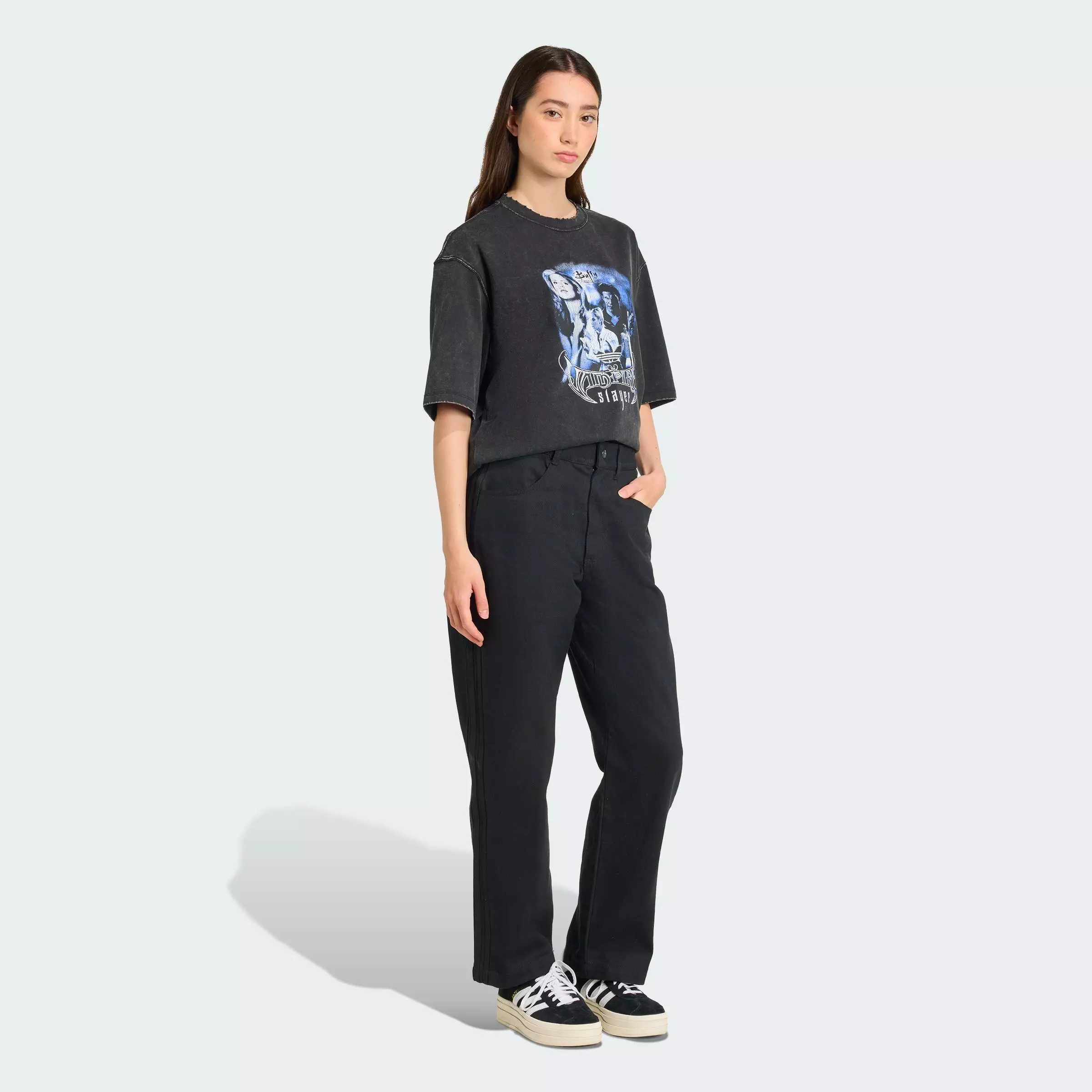 おしゃれ★adidas 20th Century Fox Disney Tee Oversized adidas 20th Century Fox Disney Tee Oversized - Black | Free