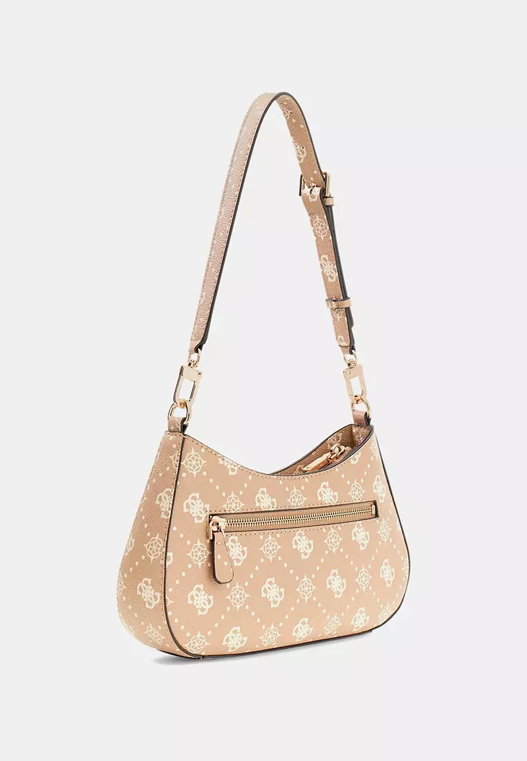 Emelie Logo Top Zip Shoulder Bag
