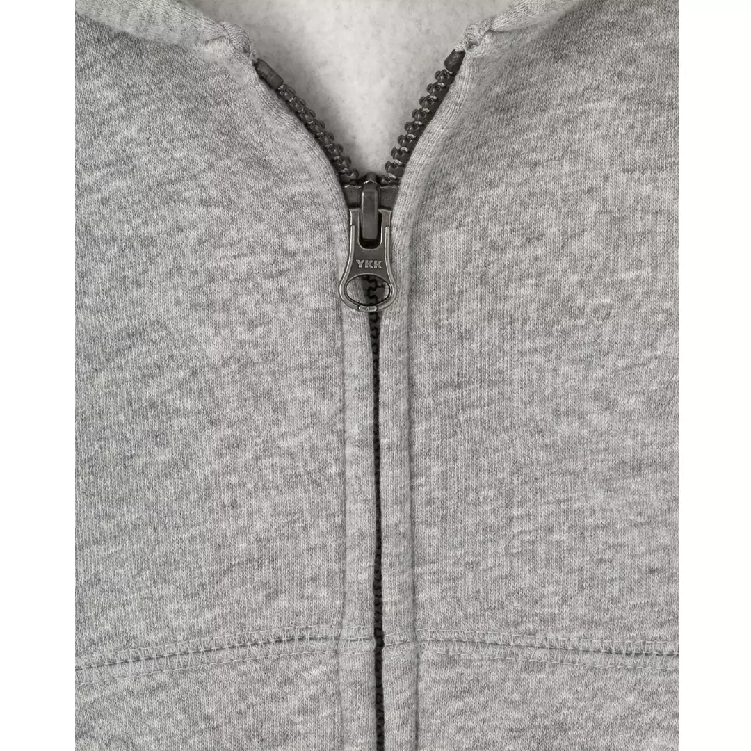 Toddler Fleece Zip Up Hoodie - Jaket Bayi Laki (Abu)