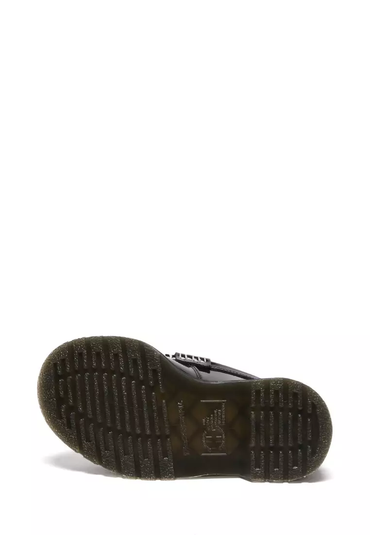 Penton Heart Two-Tone Arcadia Rub Off Leather Black + White Loafers -Women