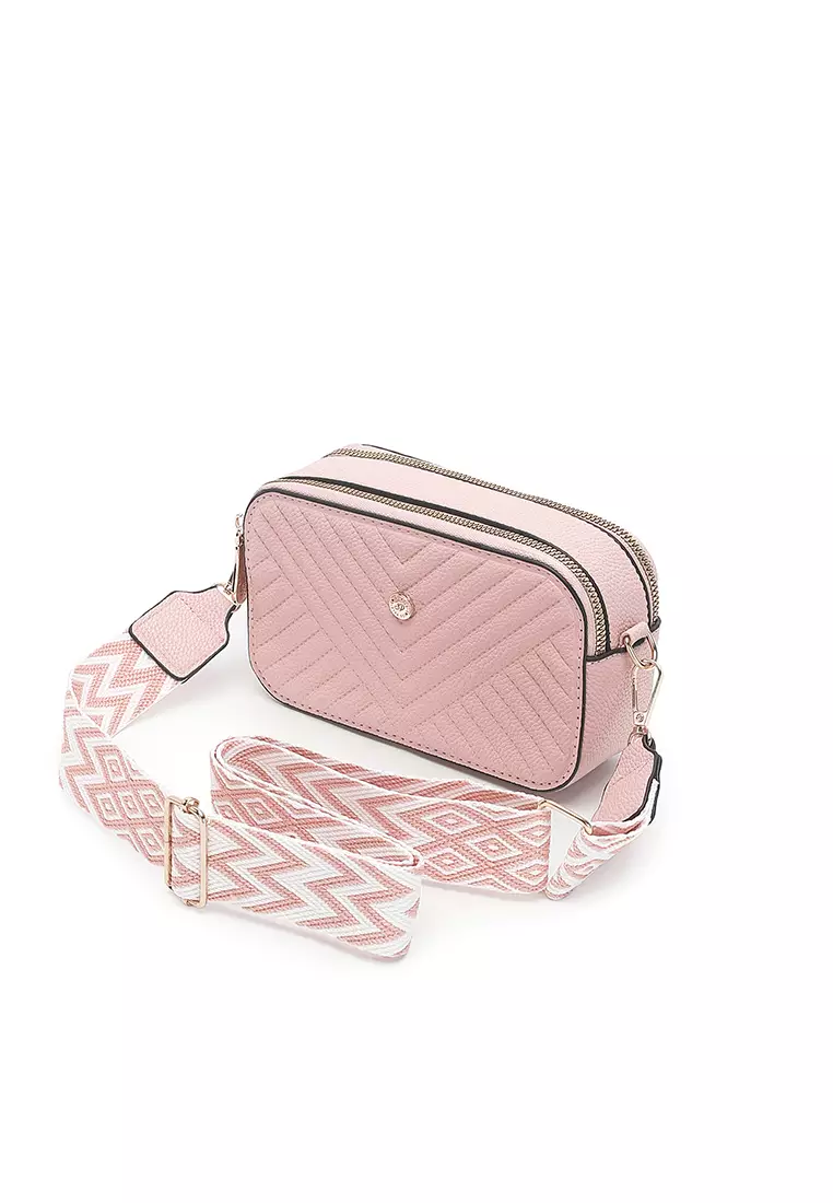 Women's Sling Bag / Crossbody Bag (Tas Selempang Wanita) - Merah Jambu