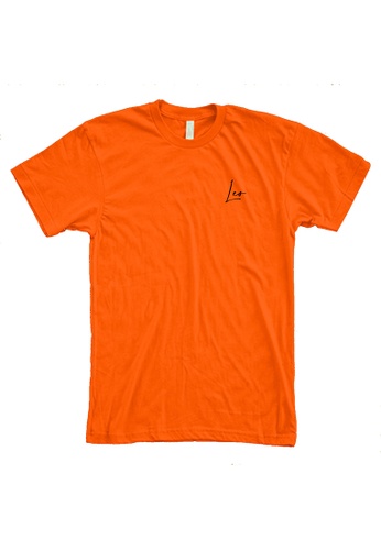 MRL Prints orange Zodiac Sign Leo Pocket T-Shirt Customized B5635AA60834EAGS_1