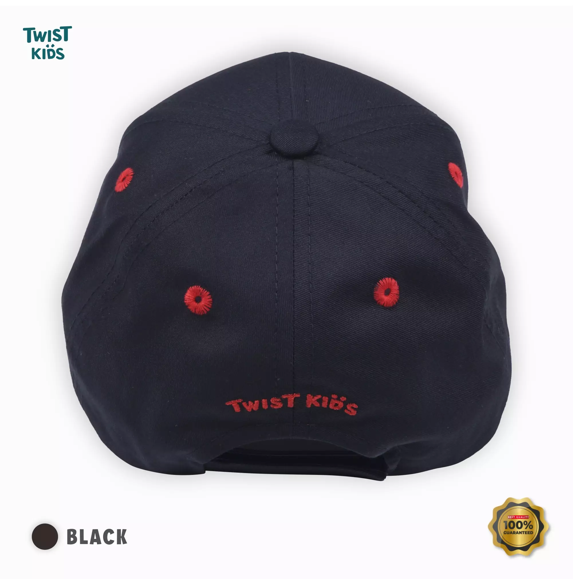Twist Kids [Official Store] - Reyn C, Nusantara Series, Topi Corduroy Tema Indonesia Anak Laki-Laki (usia 4-14 tahun) Warna Hitam (Black)