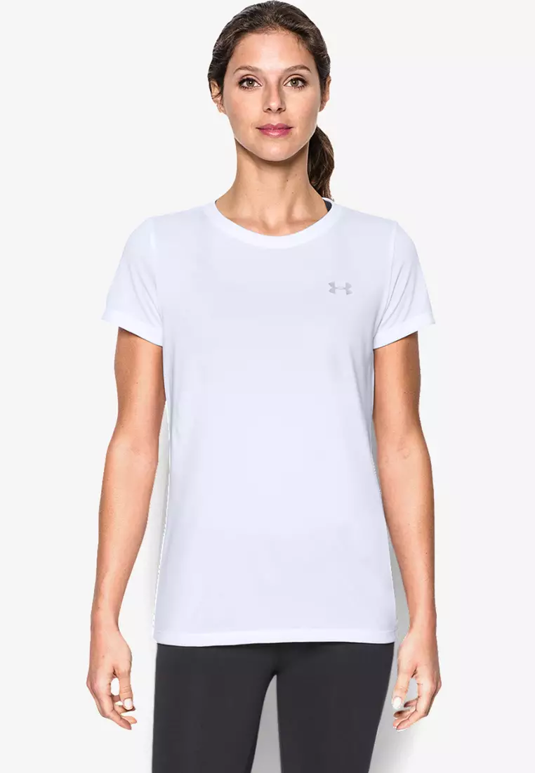 Under Armour Women's UA Velocity Wordmark Jacquard Short Sleeve