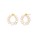 Glamorousky white 925 Sterling Silver Plated Gold Fashion Temperament Geometric Circle Freshwater Pearl Earrings 5DC95AC0A398E8GS_1
