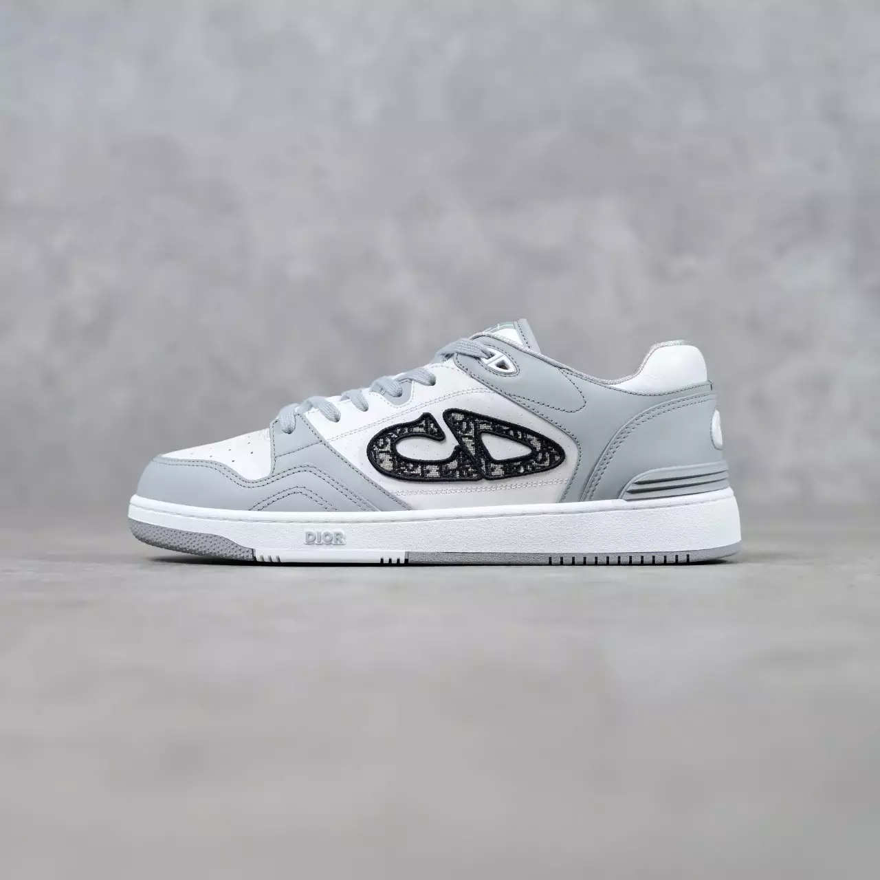 Sepatu CHRISTIAN DIOR B57 CD OBLIQUE WHITE GREY SNEAKER 100% ORIGINAL