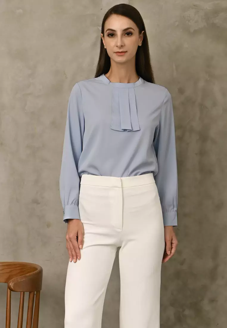 凉感面料长袖衬衫