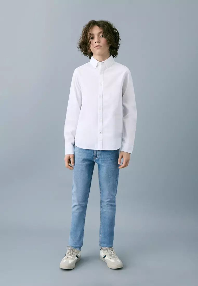 Mid-Rise Slim-Fit Jeans