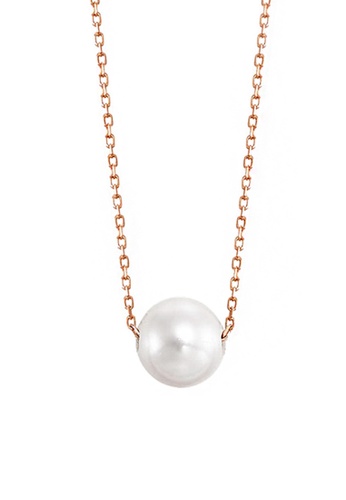 CELOVIS white and gold CELOVIS - Maisie Dainty Pearl Rose Gold Necklace 0924DACB10EABEGS_1