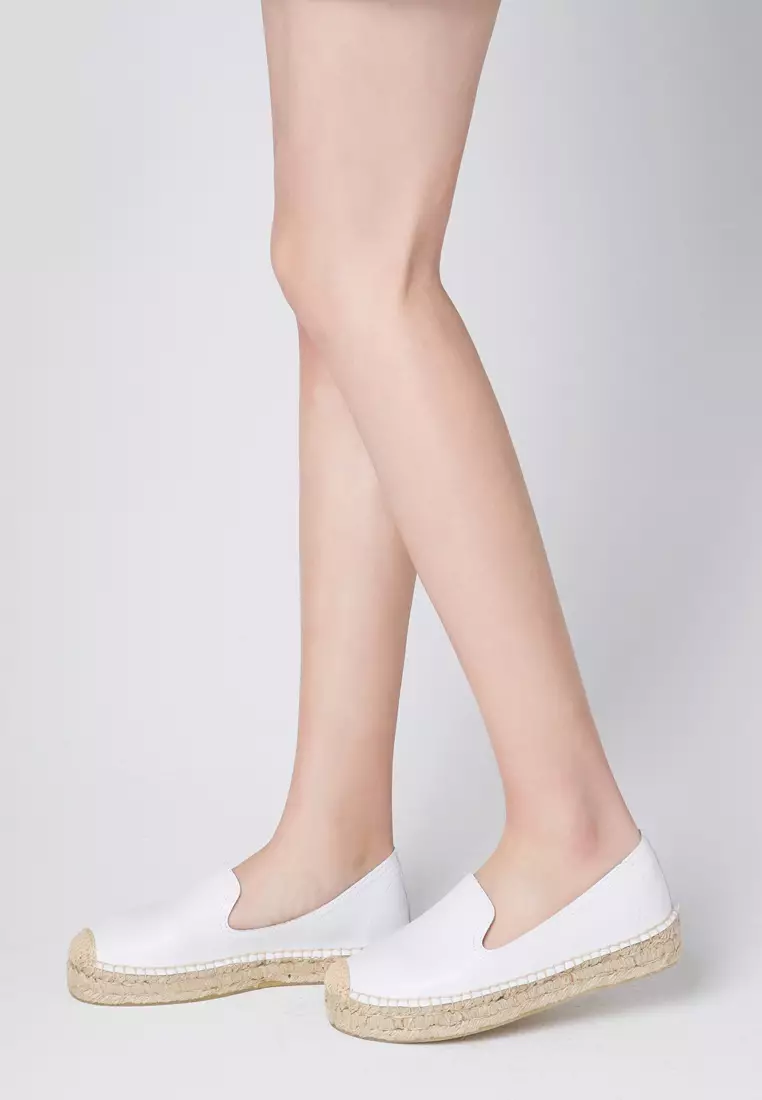 Platform Cow Leather Espadrilles HB7101