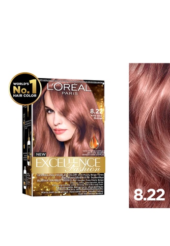 Excellence Fashion 8 22 Rose Gold World S No 1 By L Oreal Paris With Protective Serum Conditioner