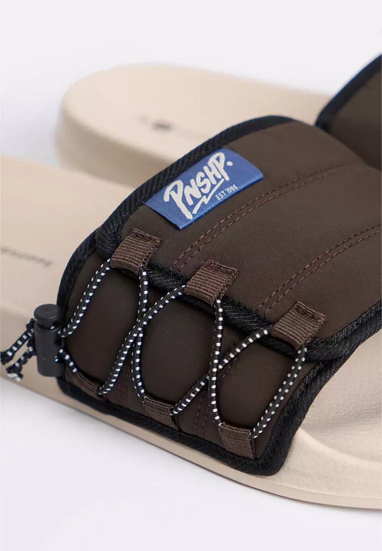 Men's One Band Velcro Slides