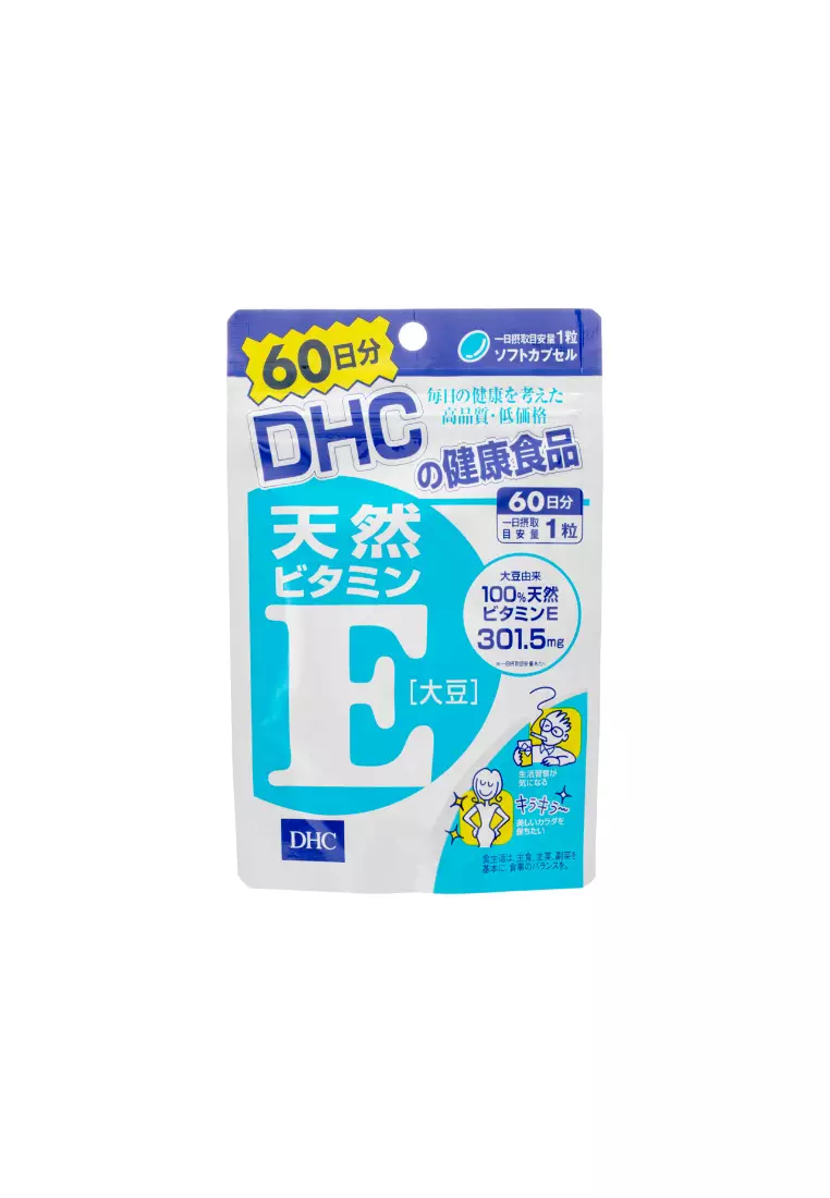 DHC Natural Vitamin E (Soybean) 60 Tablets
