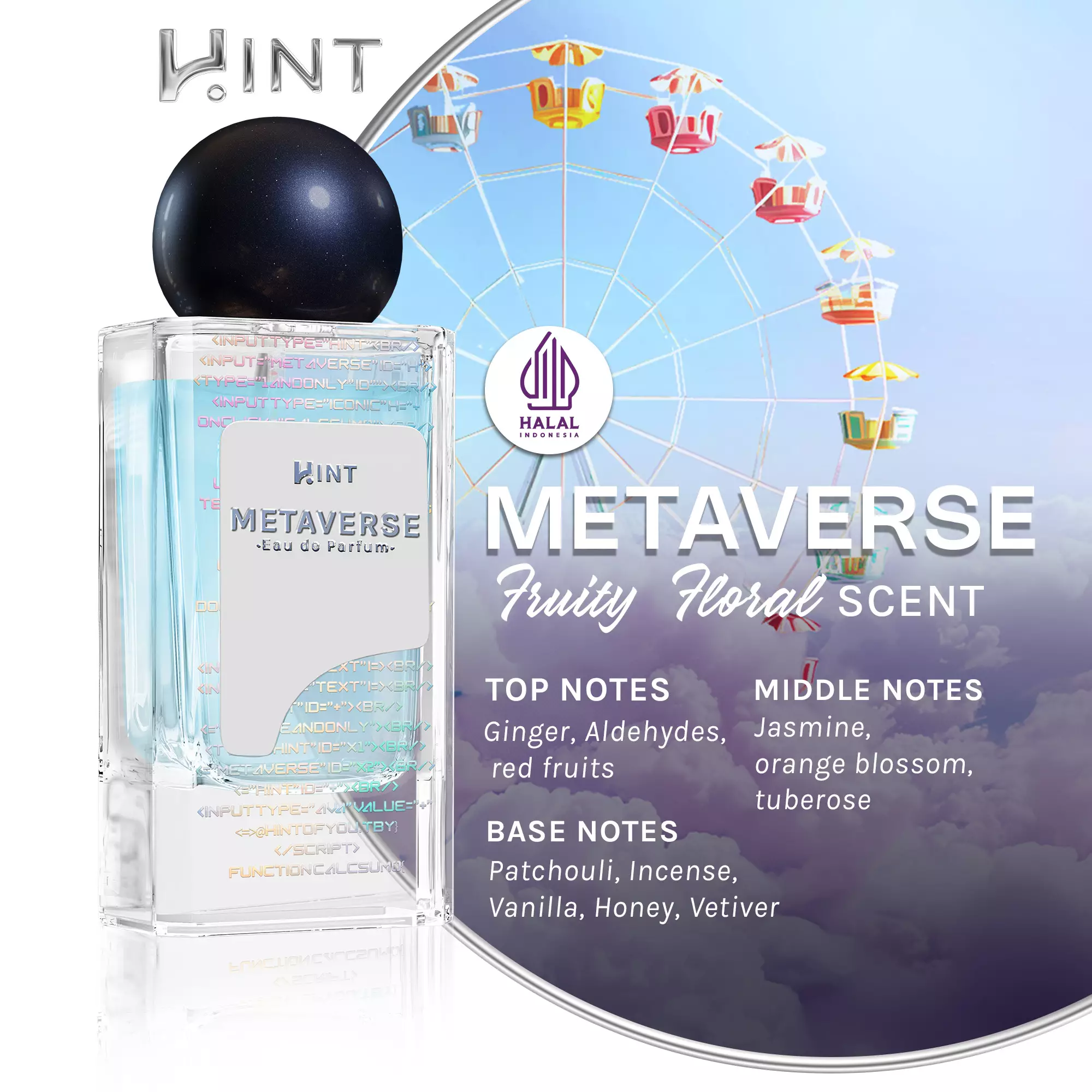 HINT Metaverse Eau de Parfum 50 ml