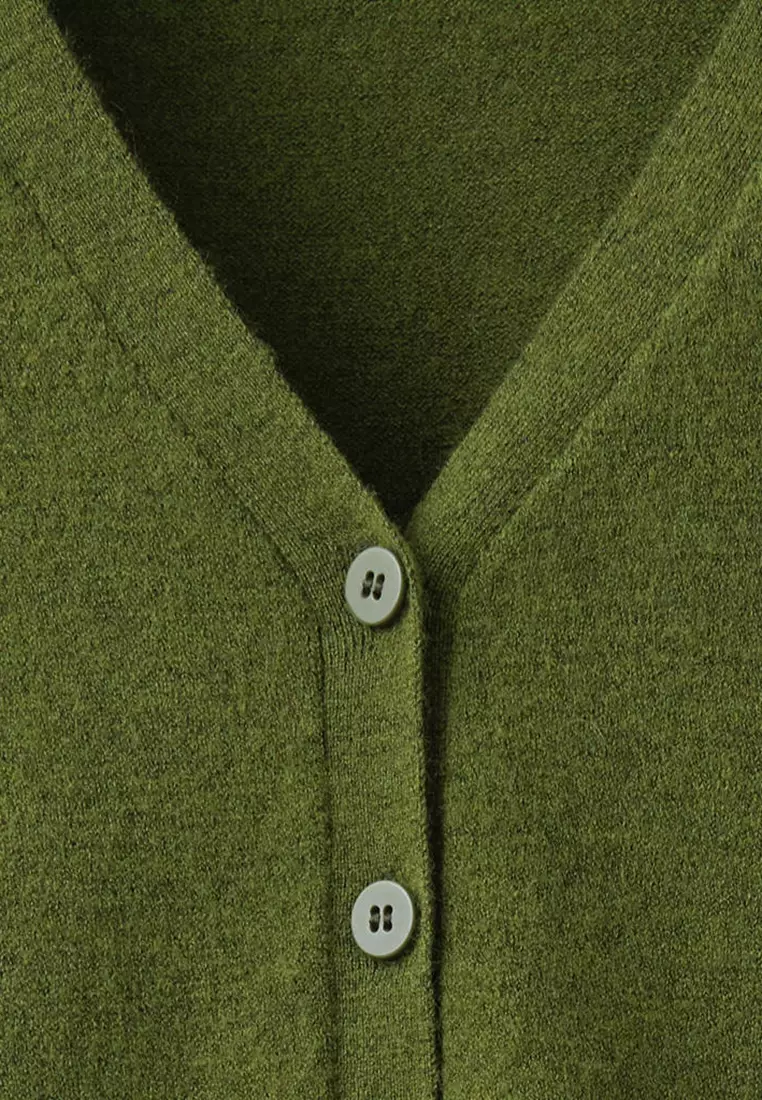 Buy Mango V-Neck Buttoned Cardigan 2026 Online | ZALORA