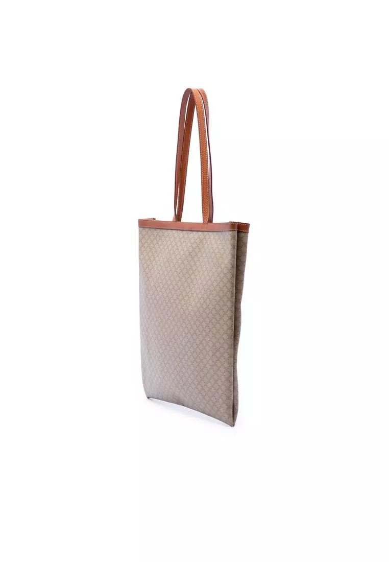 Pre-Loved Celine Macadam Coated Canvas Tote