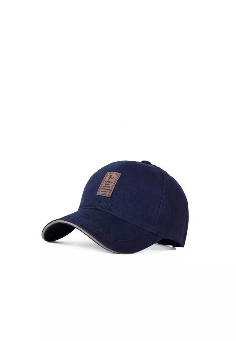 Drsh Topi Baseball Golf Pria & Wanita Logo Ediko Sport Fashion Resizable Strap Material Cotton ORIGINAL - Blue Navy