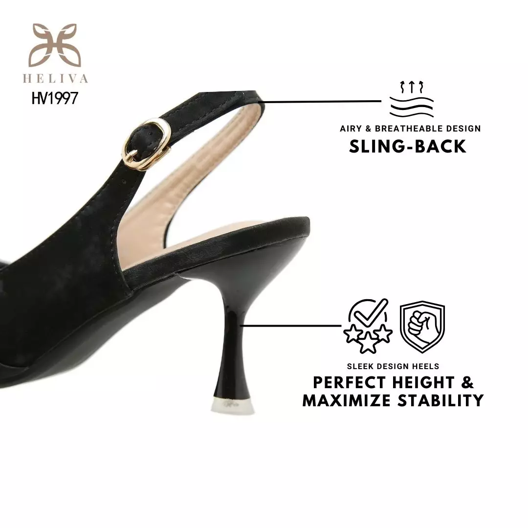 Heliva Megan High Heels Shimmer Accesories Pearl Sol 7cm HV1997