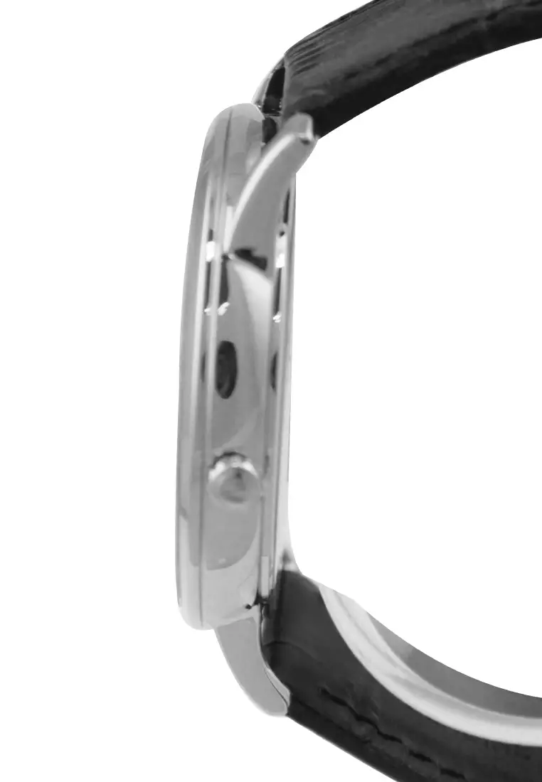 Charles Jourdan CJ1053-1332M - Jam Tangan Pria - Black Silver