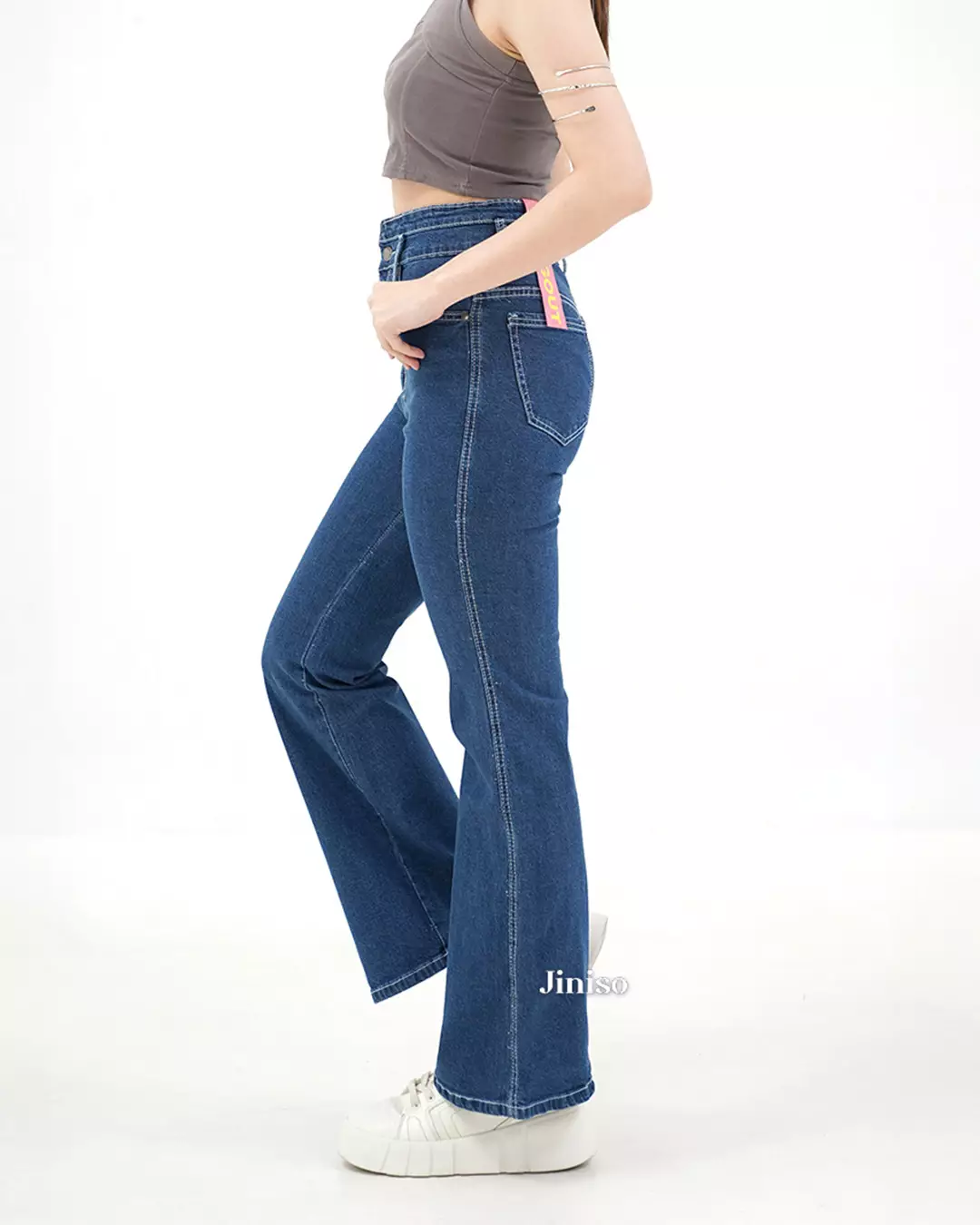 Ultra Highwaist Cutbray Stretch Jeans 611 HANGOUT