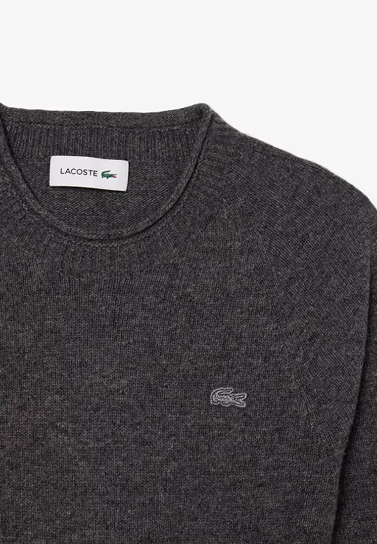 Short Seamless Carded Wool Dress