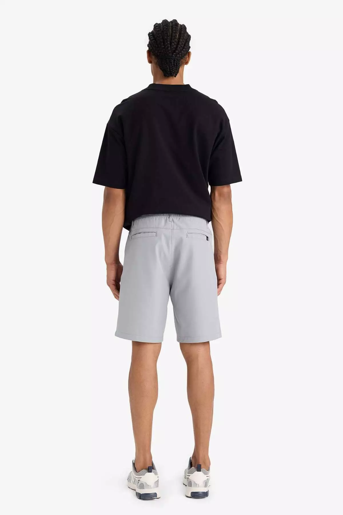 Defactofit Standard Fit Sportsman Short Leg Woven Shorts E4137Ax25Sm