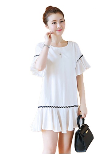 Buy Sunnydaysweety Simple Fresh Design One Piece Dress Caw Online Zalora Malaysia