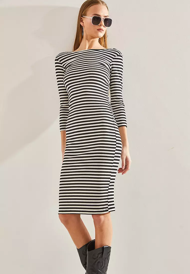 The striped dress top