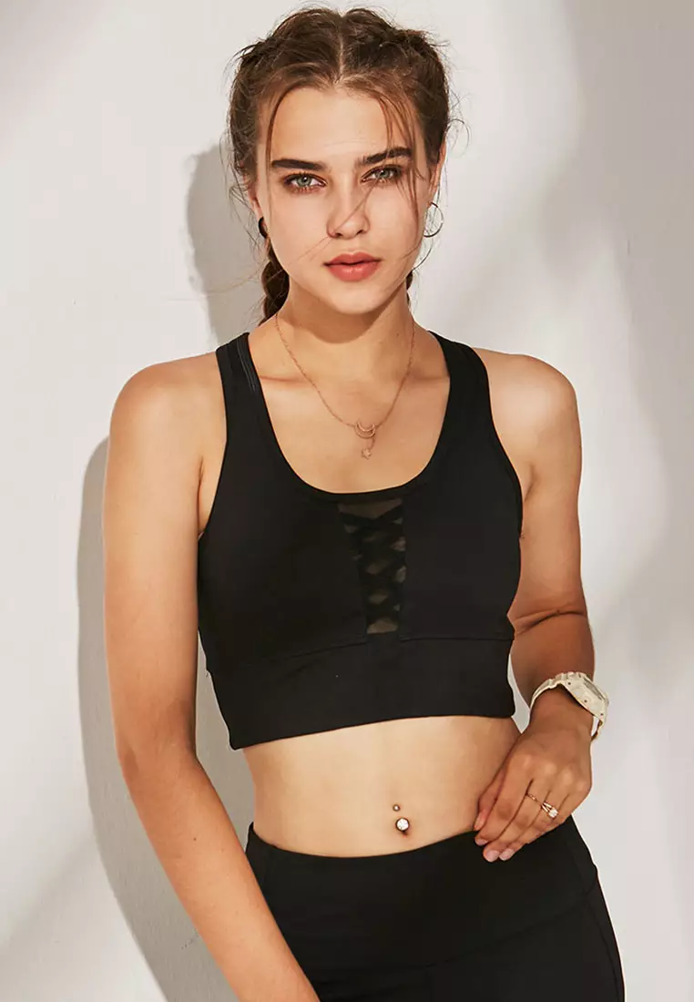 Buy Sunnydaysweety QuickDried Sports Bra A081001BK 2024 Online