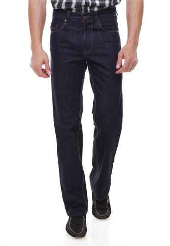LGS - Regular Fit - Celana Jeans - Basic - Biru