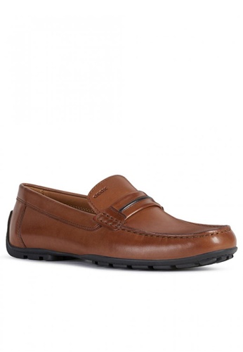 GEOX brown Moner Men's Shoes AEE57SHFE2EA9EGS_1
