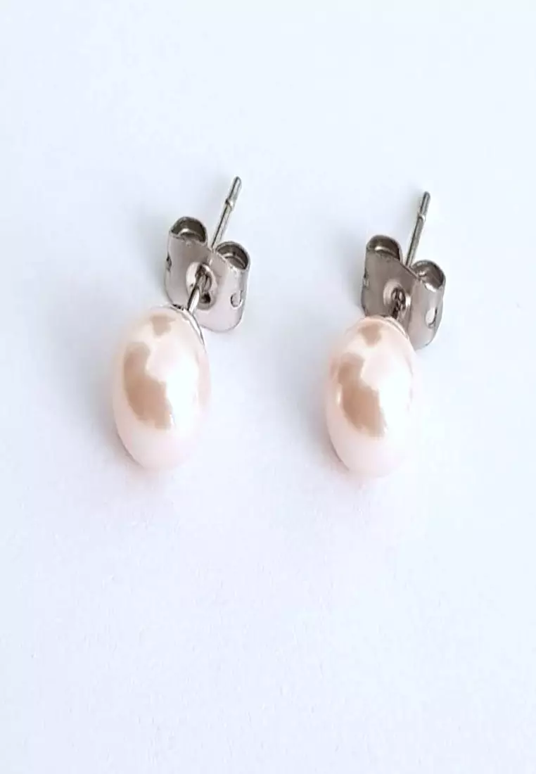 Misaki pearl earrings clearance