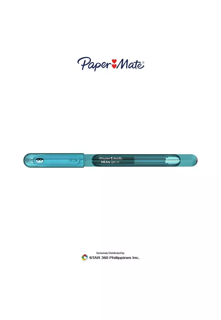 Paper Mate Inkjoy Gel Pen Fine Teal Zeal 0.5mm Retractable