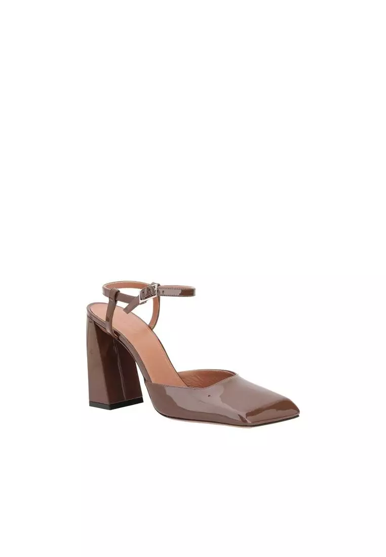 SS25 AMINA MUADDI◆シャーロット パテント レザー 網上選購AMINA MUADDI Charlotte Patent Leather Sculptural