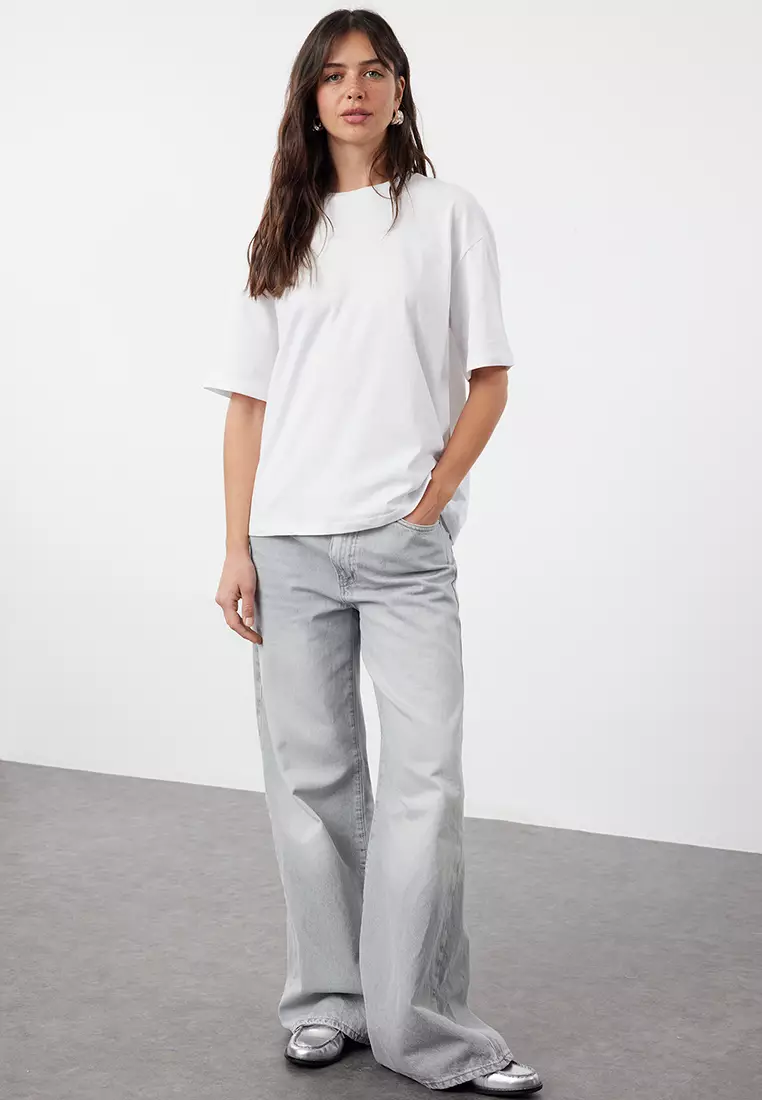 Zipper Detailed T-Shirt