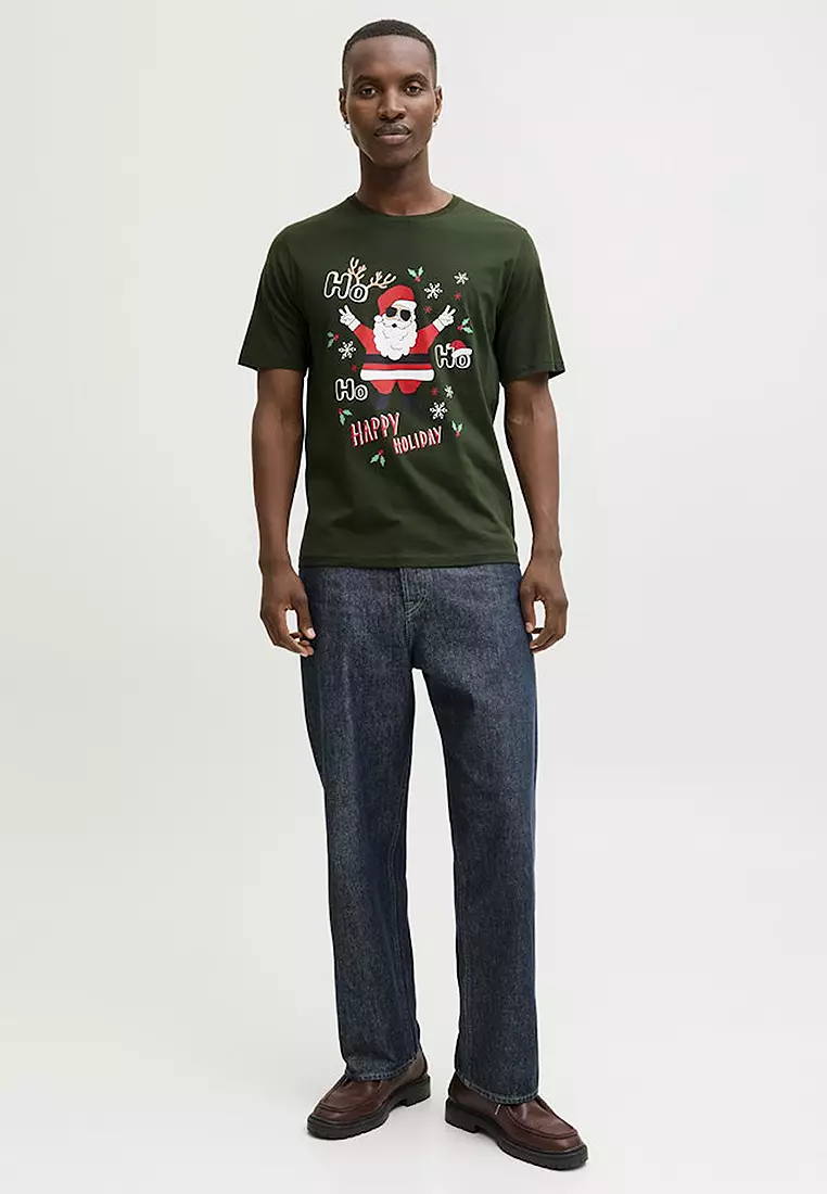 Christmas Short Sleeves Crew Neck Tee