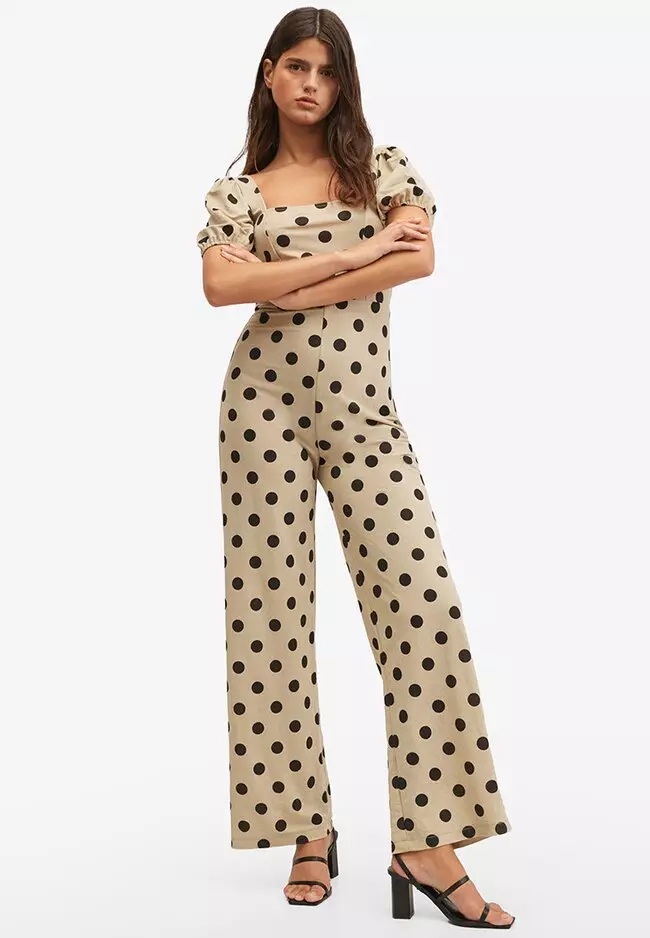 Polka dot sale jumpsuit forever 21