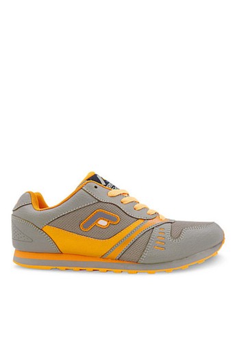 Fans Castelo O - Running Shoes Grey Orange