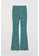 H&M green Pleated jazz trousers 74E41AA7C8DE1EGS_4