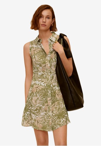 Jual Mango Tropical Print Dress Original Zalora Indonesia