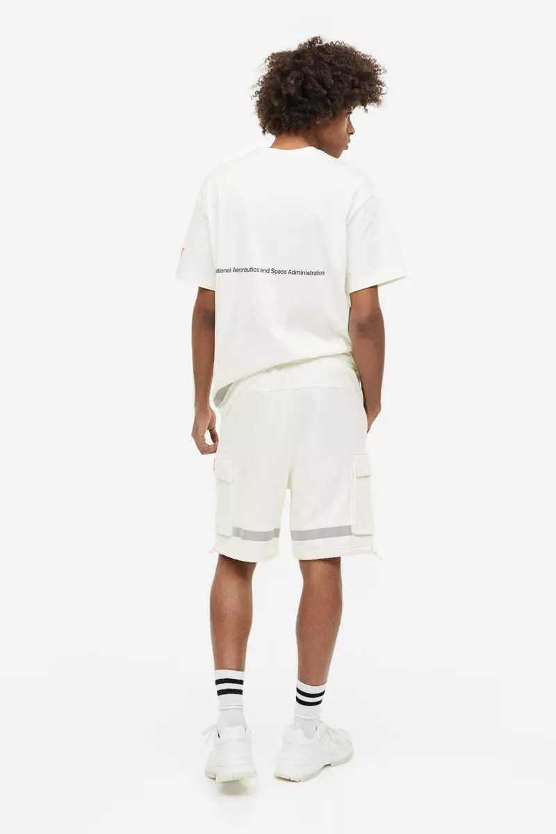 Buy H M Printed sweatshirt shorts 2023 Online ZALORA Singapore