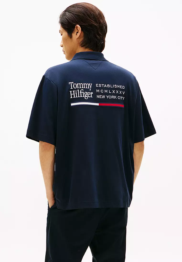 大圖案Polo恤 - TH Mainline