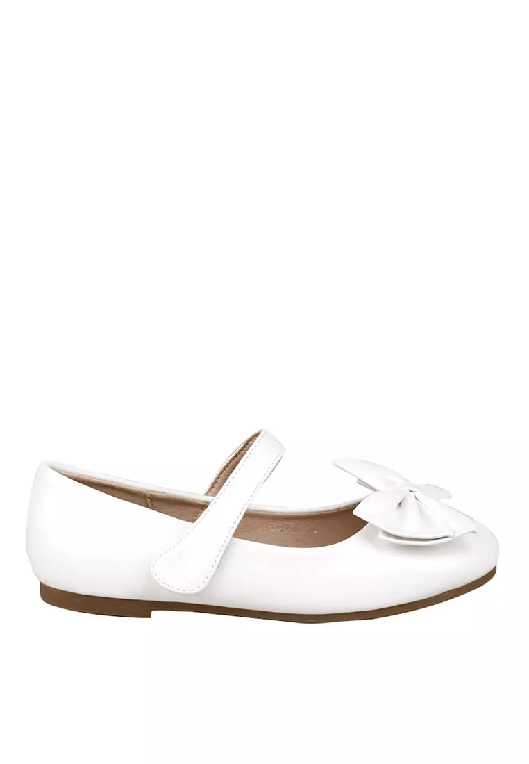 Discount on Meet My Feet  shoes - SKU: MMF Yvonne - Ballet Flats / Maryjanes / White Shoes for Girls
