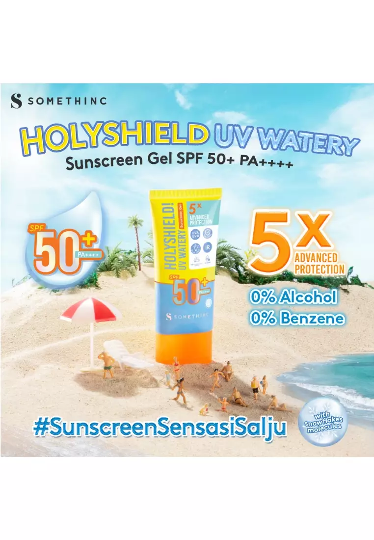 [Tasya Farasya Approved] SOMETHINC Holyshield! UV Watery Sunscreen Gel SPF 50+ PA++++ 15gr