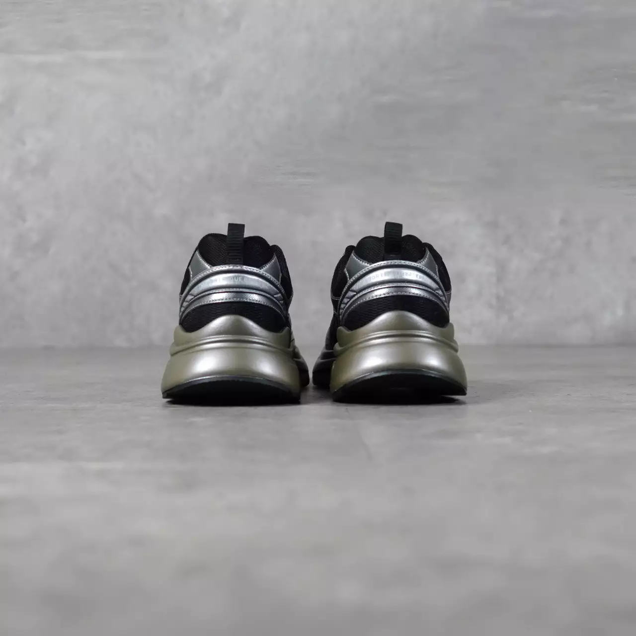 Sepatu MLB NY WHITE SPEED RUNNER BLACK SILVER SNEAKER 100% ORIGINAL